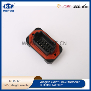 DT15-12P Black 12Pin Straight PCB Header Panel Mount Connector DEUTSCH DT15 Series