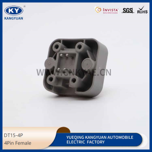 DT15- 4P is suitable for the automobile deli type waterproof connector straight PIN plug automobile connector 4p