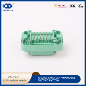 DT15-12P Green 12Pin Straight PCB Header Panel Mount Connector DEUTSCH DT15 Series