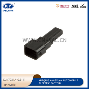 DJK7031A-0.6-11  3 hole jacket Automotive Plug automotive waterproof connector plug