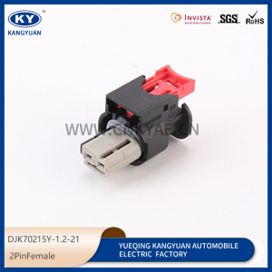 DJ70215Y-1.2-21 black automotive connectors 1.2 series 2-hole 2-core harness plug 35126363
