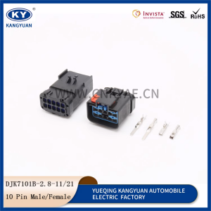 DJK7101B-2.8-11/21 waterproof connector harness plug 10 holes