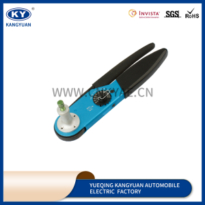 Ratchet Crimper for Solid Contact Size 12/16/20 AWG Cable applicable to Detusch DT/DTP/DTM Terminal series