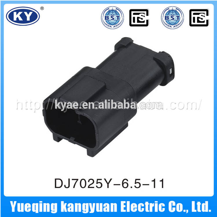delphi equivalent KY ts16949 qualifier 2 pin auto waterproof connector Featured Image